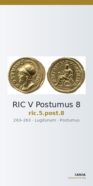 RIC V Postumus 8 — CANOA