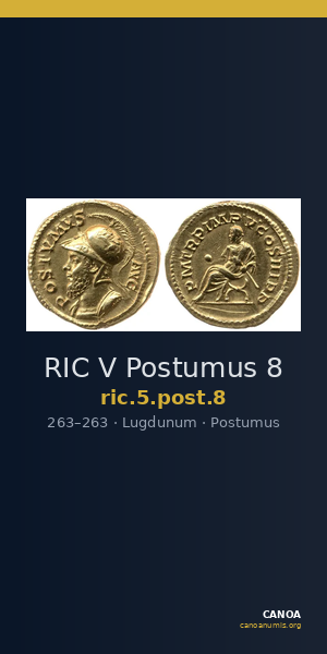 RIC V Postumus 8 — CANOA