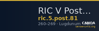 RIC V Postumus 81 — CANOA