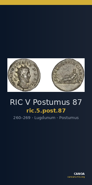RIC V Postumus 87 — CANOA