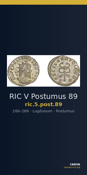 RIC V Postumus 89 — CANOA