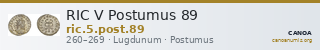 RIC V Postumus 89 — CANOA
