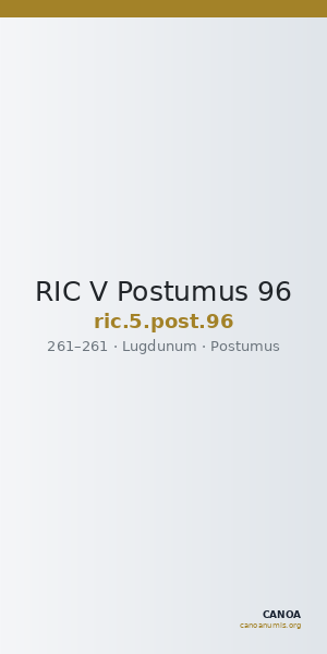 RIC V Postumus 96 — CANOA