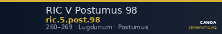 RIC V Postumus 98 — CANOA