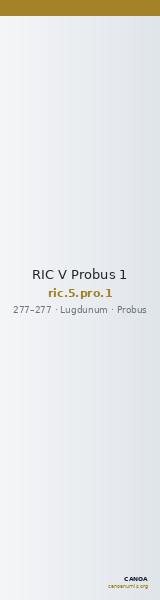 RIC V Probus 1 — CANOA