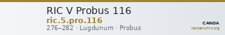 RIC V Probus 116 — CANOA