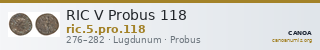 RIC V Probus 118 — CANOA