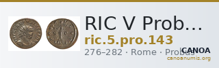 RIC V Probus 143 — CANOA