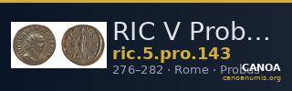 RIC V Probus 143 — CANOA