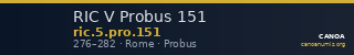 RIC V Probus 151 — CANOA