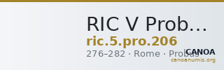 RIC V Probus 206 — CANOA