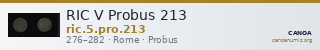 RIC V Probus 213 — CANOA