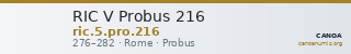 RIC V Probus 216 — CANOA