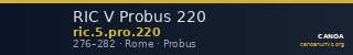 RIC V Probus 220 — CANOA