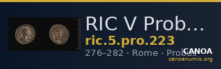 RIC V Probus 223 — CANOA