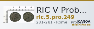 RIC V Probus 249 — CANOA