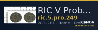 RIC V Probus 249 — CANOA