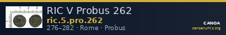 RIC V Probus 262 — CANOA
