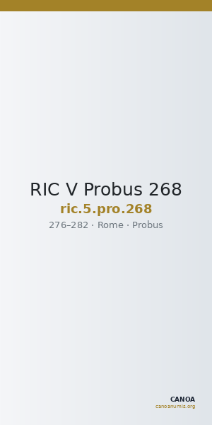RIC V Probus 268 — CANOA