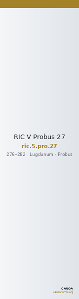 RIC V Probus 27 — CANOA