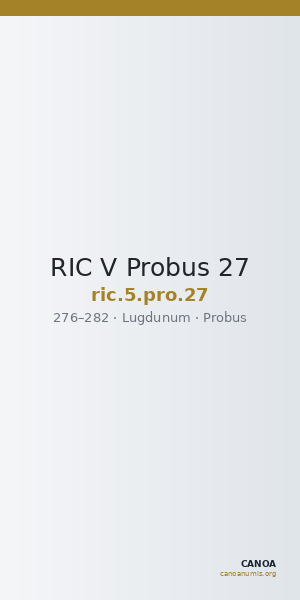 RIC V Probus 27 — CANOA