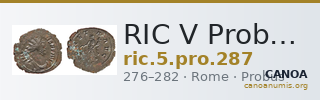 RIC V Probus 287 — CANOA