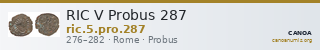 RIC V Probus 287 — CANOA