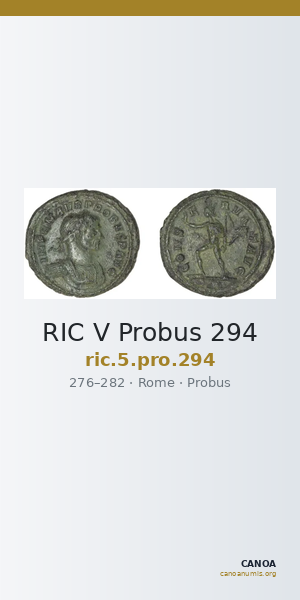 RIC V Probus 294 — CANOA