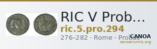 RIC V Probus 294 — CANOA