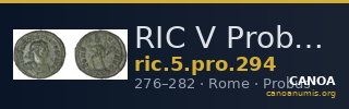 RIC V Probus 294 — CANOA