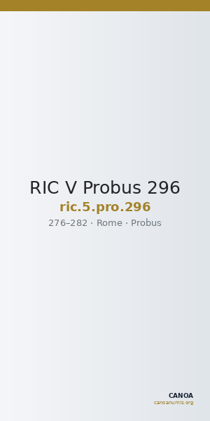 RIC V Probus 296 — CANOA