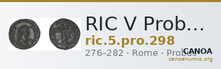 RIC V Probus 298 — CANOA