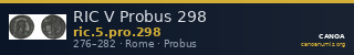 RIC V Probus 298 — CANOA