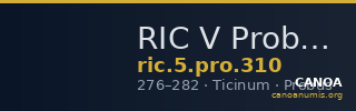 RIC V Probus 310 — CANOA