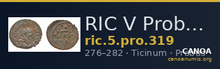 RIC V Probus 319 — CANOA