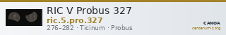 RIC V Probus 327 — CANOA