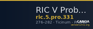 RIC V Probus 331 — CANOA