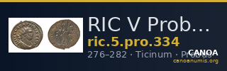 RIC V Probus 334 — CANOA