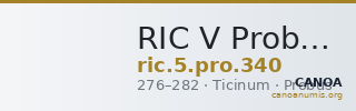 RIC V Probus 340 — CANOA