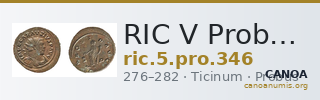 RIC V Probus 346 — CANOA