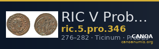 RIC V Probus 346 — CANOA