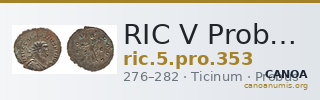 RIC V Probus 353 — CANOA