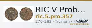 RIC V Probus 357 — CANOA