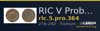 RIC V Probus 364 — CANOA