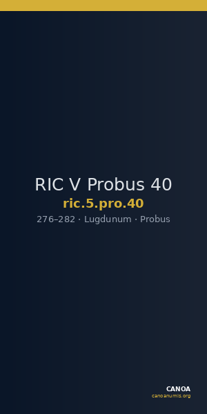 RIC V Probus 40 — CANOA