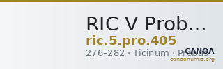 RIC V Probus 405 — CANOA