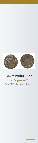 RIC V Probus 476 — CANOA