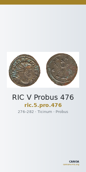 RIC V Probus 476 — CANOA