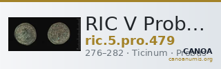 RIC V Probus 479 — CANOA