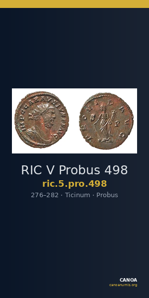 RIC V Probus 498 — CANOA